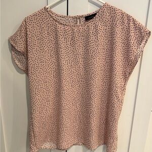 Halogen Pink and Black Speckled Blouse